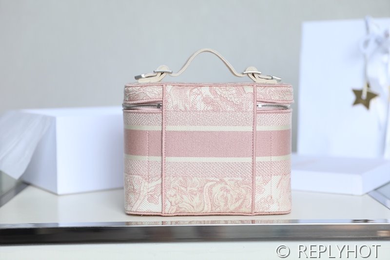 디올 트래블 베니티 케이스 / 핑크 Jouy [매장가285만원대]