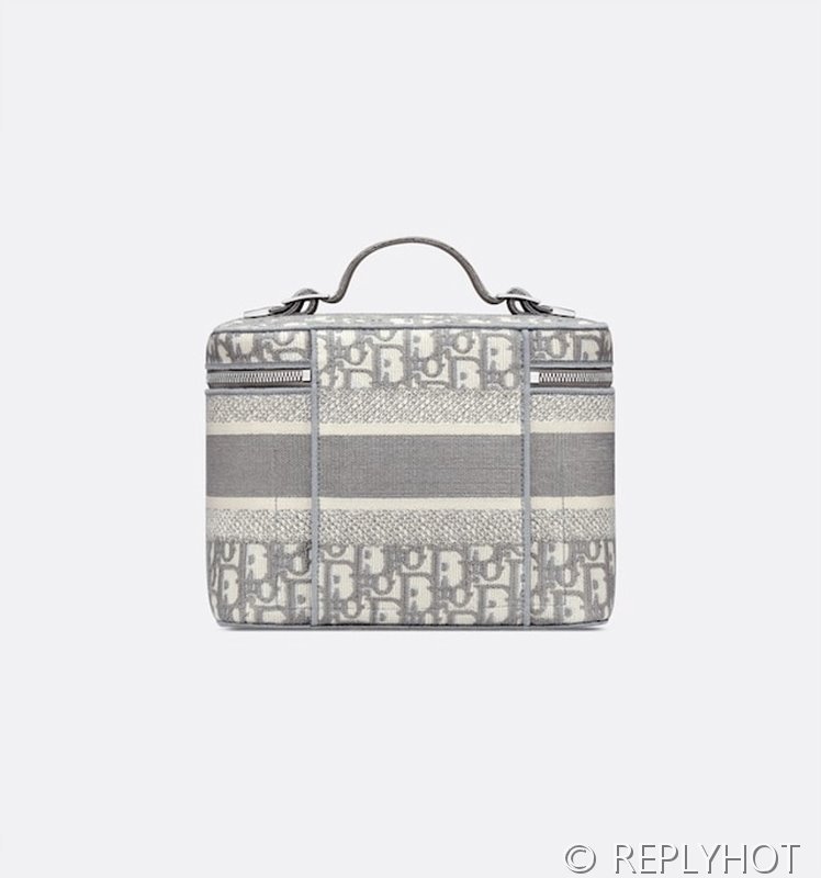 디올 트래블 베니티 케이스 / 그레이 오블리크 [매장가285만원대]