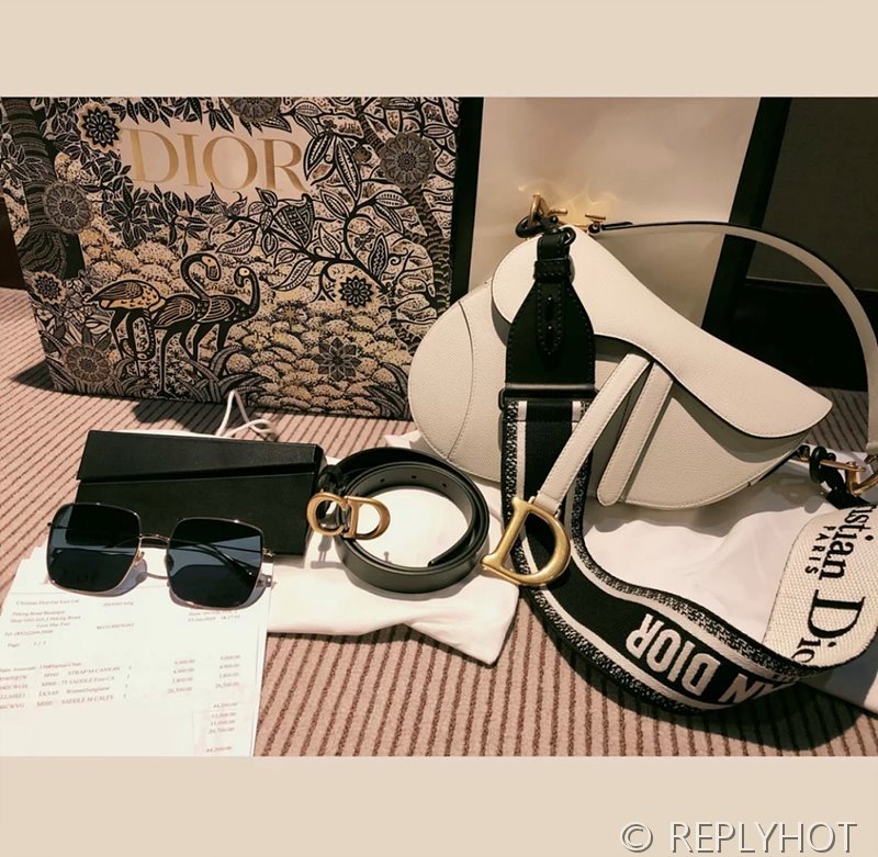 길이 조절 가능한 링 숄더 스트랩 / 블랙 [매장가160만원대]