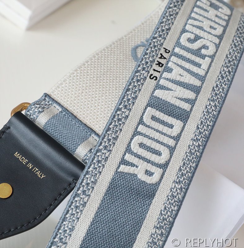 길이 조절 가능한 링 숄더 스트랩 / 그레이 [매장가160만원대]