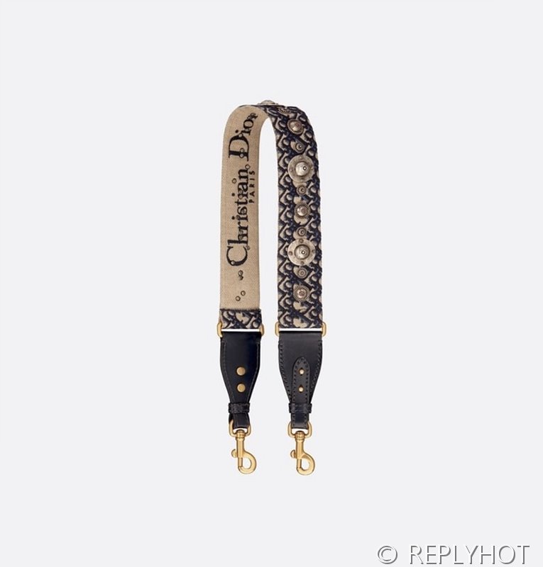 디올 링 숄더 스트랩 / 블루 [매장가205만원대]