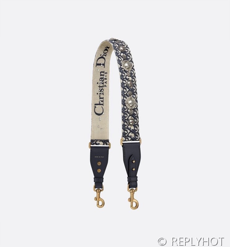 디올 링 숄더 스트랩 / 블루 [매장가205만원대]