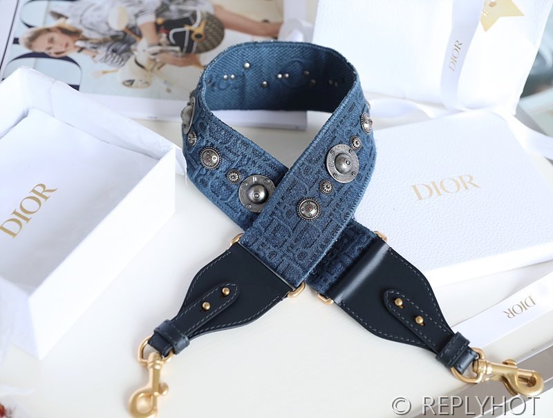 디올 링 숄더 스트랩 / 데님 [매장가205만원대]