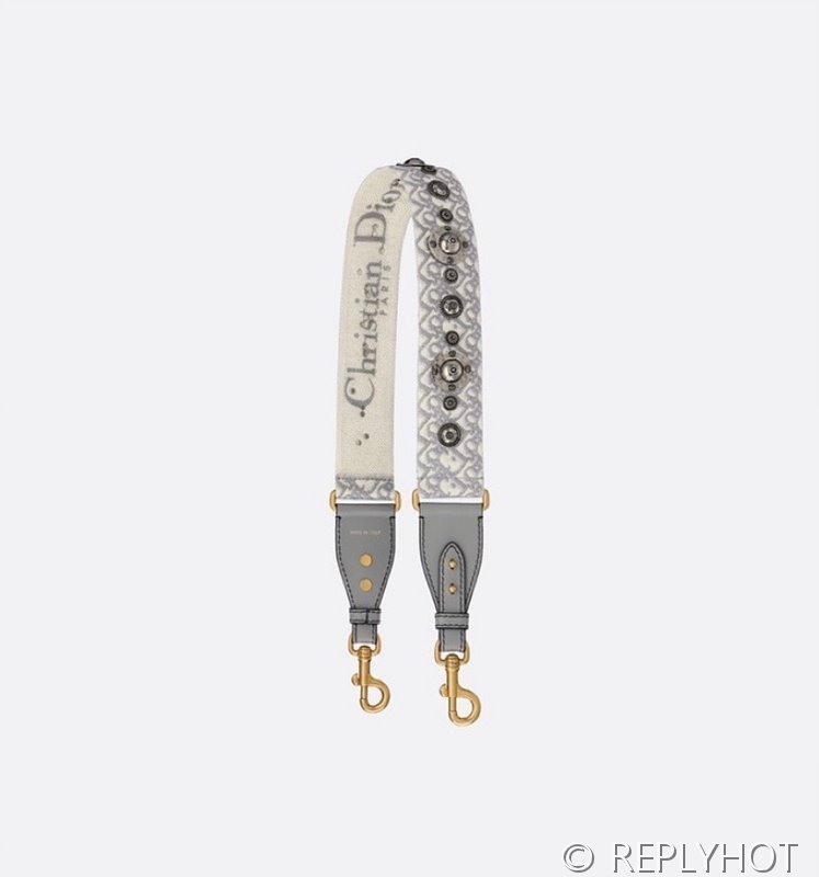 디올 링 숄더 스트랩 / 그레이 [매장가205만원대]