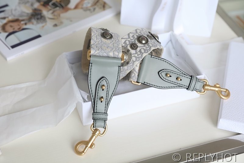 디올 링 숄더 스트랩 / 그레이 [매장가205만원대]