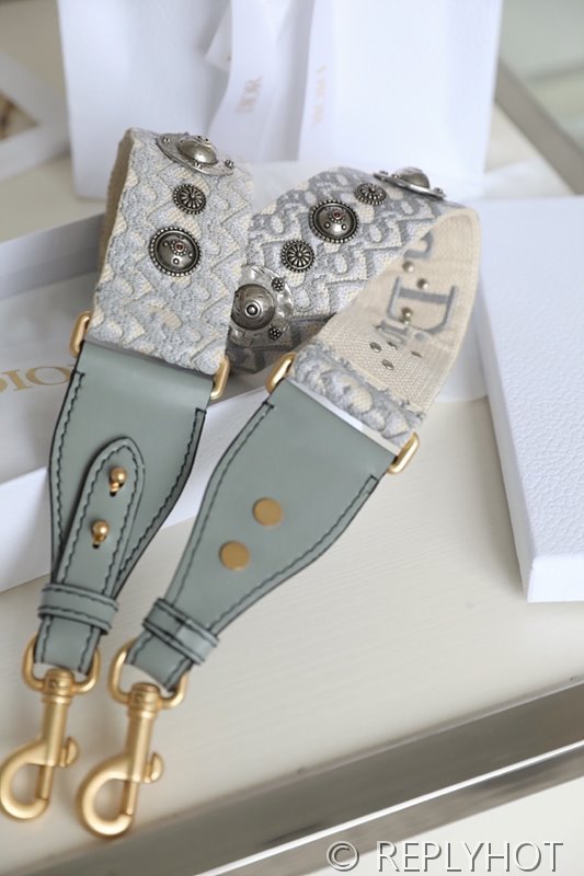 디올 링 숄더 스트랩 / 그레이 [매장가205만원대]