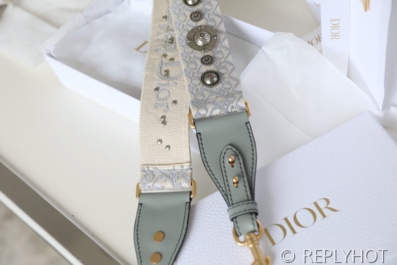 디올 링 숄더 스트랩 / 그레이 [매장가205만원대]