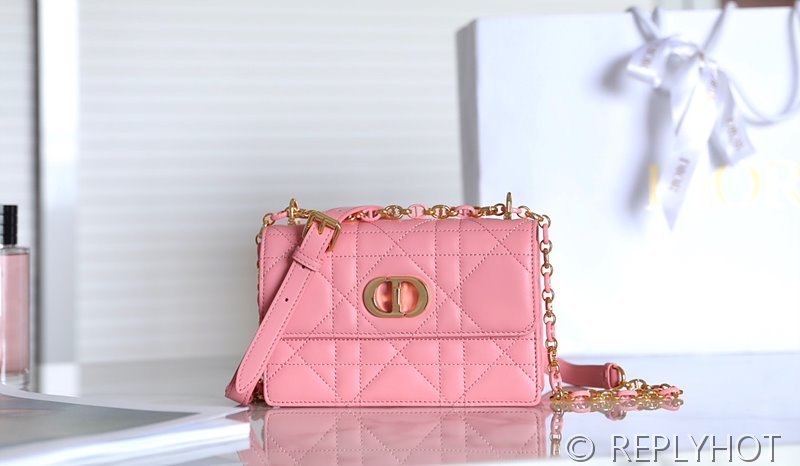 디올 Miss Caro 미니 백 / 멜로핑크 [매장가 430만원대]