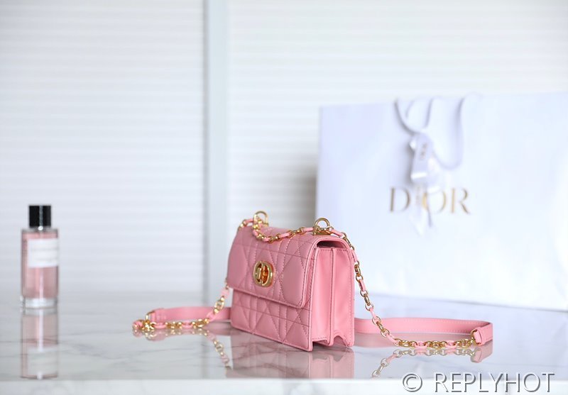 디올 Miss Caro 미니 백 / 멜로핑크 [매장가 430만원대]