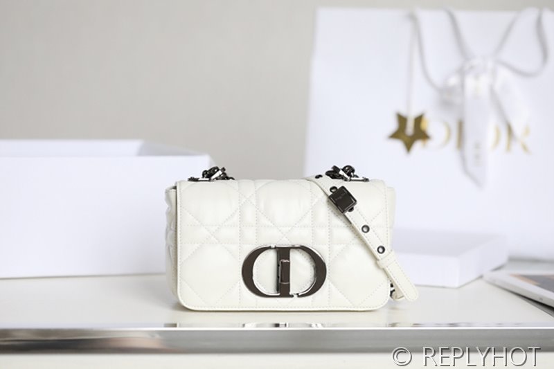 디올 Dior Caro 스몰 백 / 화이트실버 [매장가 550만원대]