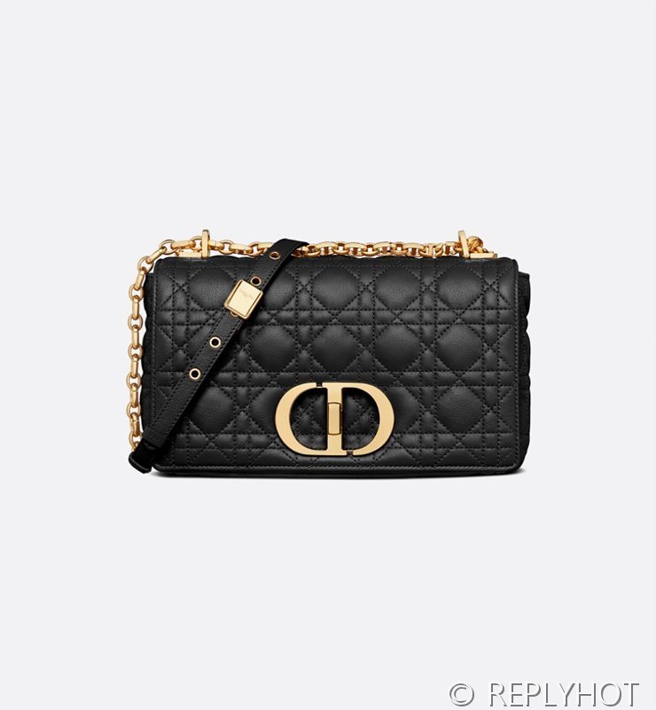 디올 Dior Caro 미디움 백 / 블랙 [매장가 590만원대]