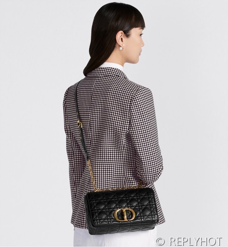 디올 Dior Caro 미디움 백 / 블랙 [매장가 590만원대]