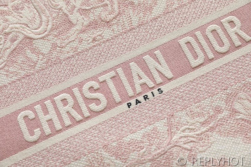 디올 북 토트 백 / 라지 / 핑크타이거 [매장가490만원대]