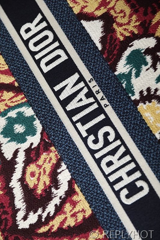 디올 북 토트 백 / 라지 / 페이즐리 블루 [매장가490만원대]