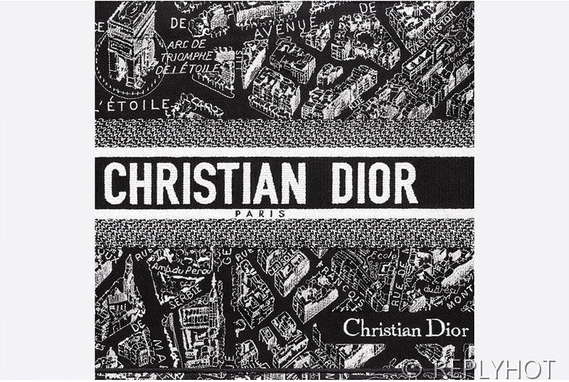 디올 북 토트 백 / 라지 / 파리맵 블랙 [매장가490만원대]