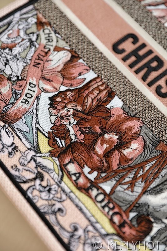 디올 북 토트 백 / 라지 / 컬러풀 라포스패턴 [매장가490만원대]