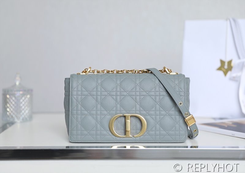 디올 Dior Caro 미디움 백 / 스카이 [매장가 590만원대]