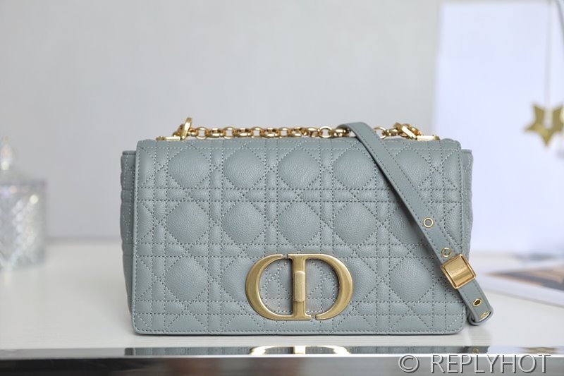 디올 Dior Caro 미디움 백 / 스카이 [매장가 590만원대]