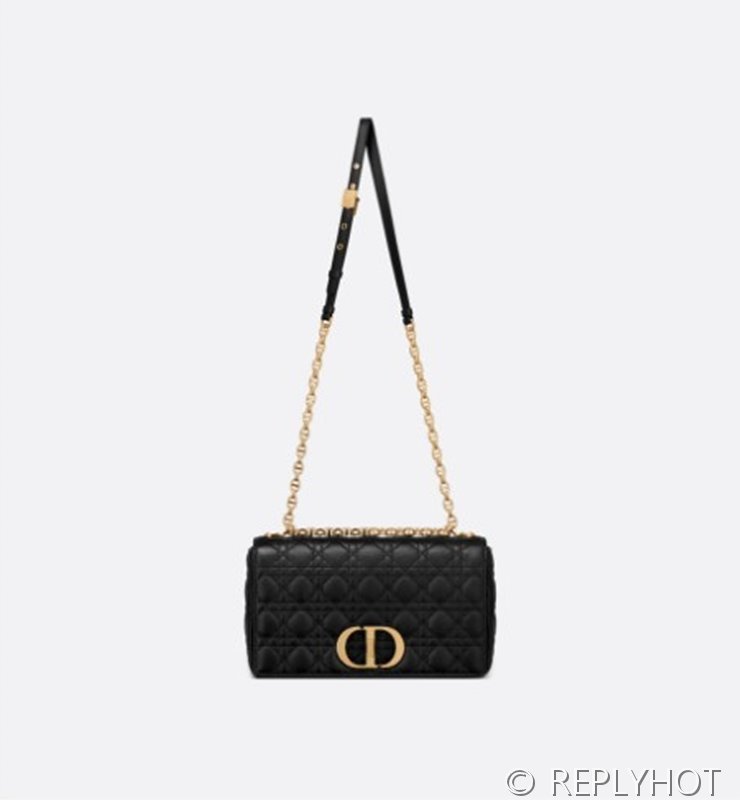 디올 Dior Caro 라지 백 / 블랙 [매장가 640만원대]