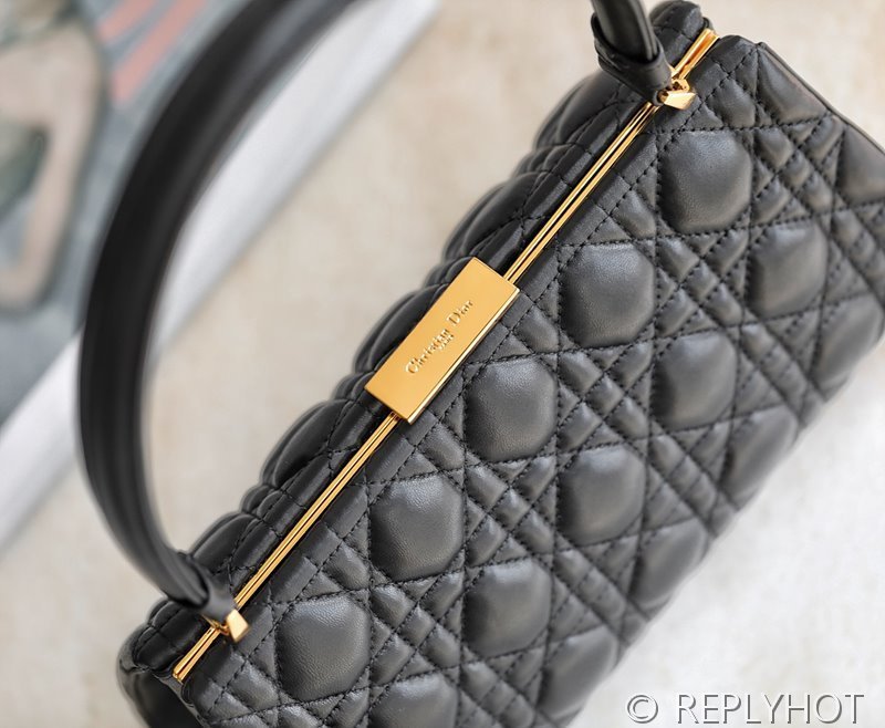 디올 CARO 탑핸들 백