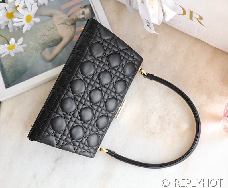 디올 CARO 탑핸들 백