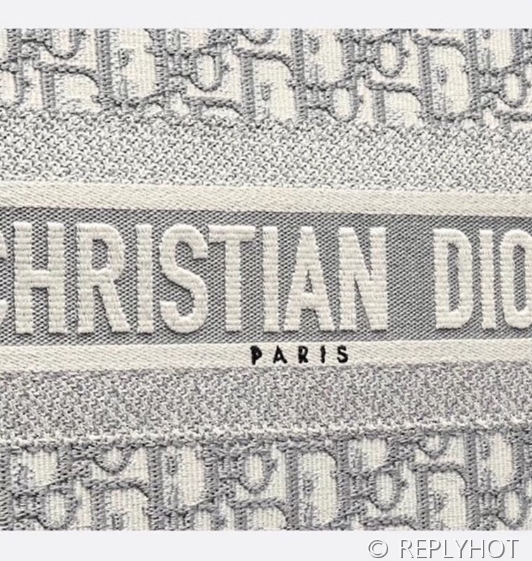 디올 북 토트 백 / 라지 / 오블리크 그레이 [매장가490만원대]