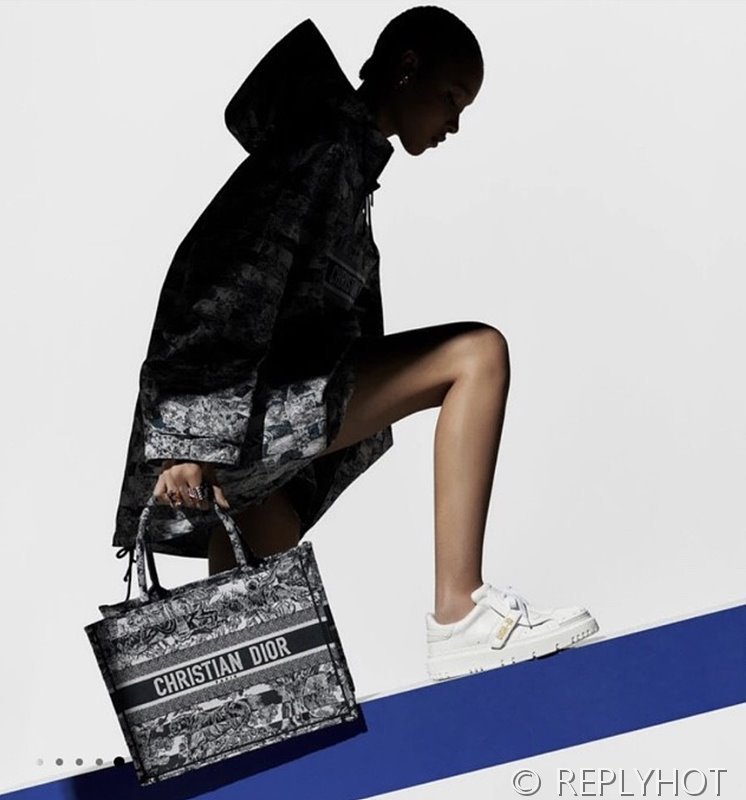 디올 북 토트 백 / 라지 / 블랙타이거 [매장가490만원대]