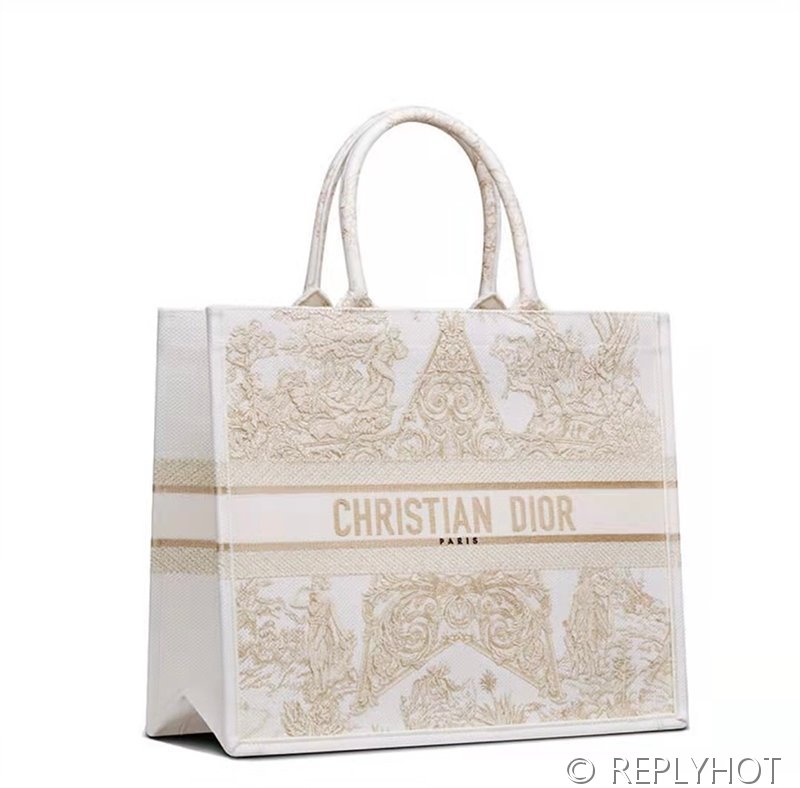 디올 북 토트 백 / 라지 / 메탈 아울 [매장가490만원대]