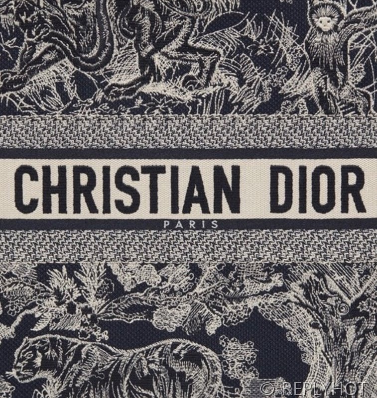 디올 북 토트 백 / 라지 / 리버스블루 [매장가490만원대]