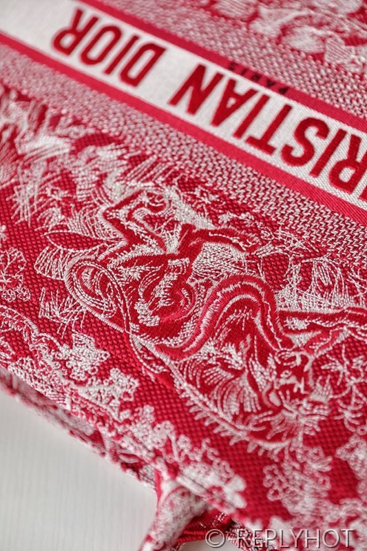 디올 북 토트 백 / 라지 / 리버스레드 [매장가490만원대]