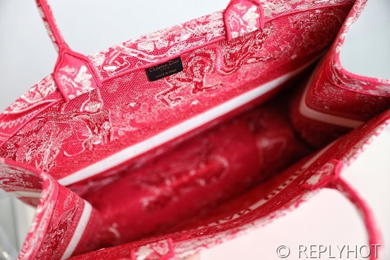 디올 북 토트 백 / 라지 / 리버스레드 [매장가490만원대]