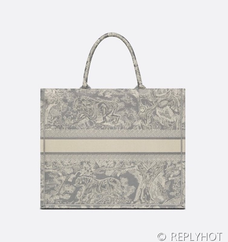 디올 북 토트 백 / 라지 / 리버스그레이 [매장가490만원대]