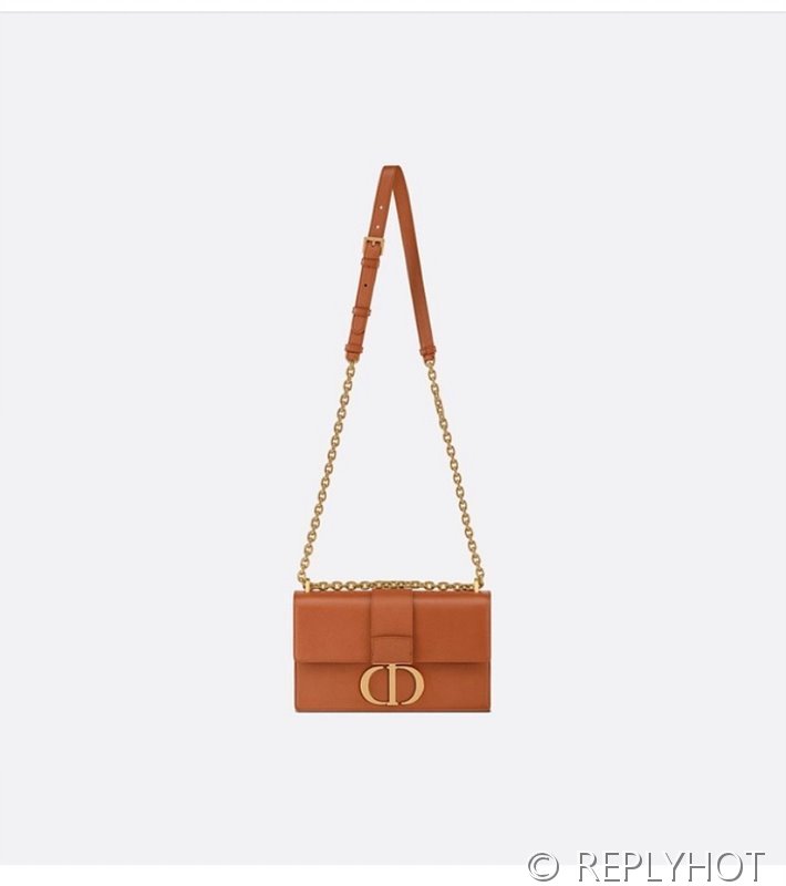 디올 30 Montaigne 몽테인 체인백 / 팜프린팅 브라운 [매장가 520만원대]