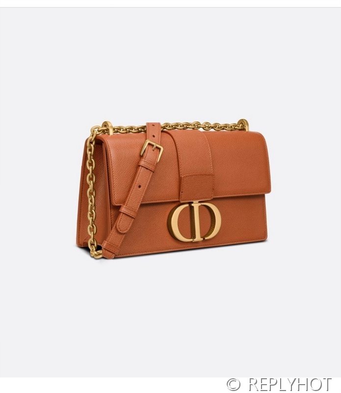 디올 30 Montaigne 몽테인 체인백 / 팜프린팅 브라운 [매장가 520만원대]