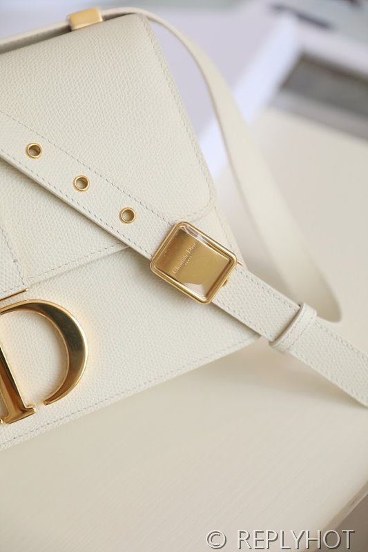 디올 30 Montaigne 몽테인 백 / 팜프린팅 화이트 [매장가 530만원대]