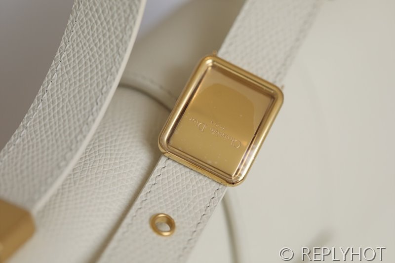 디올 30 Montaigne 몽테인 백 / 팜프린팅 화이트 [매장가 530만원대]