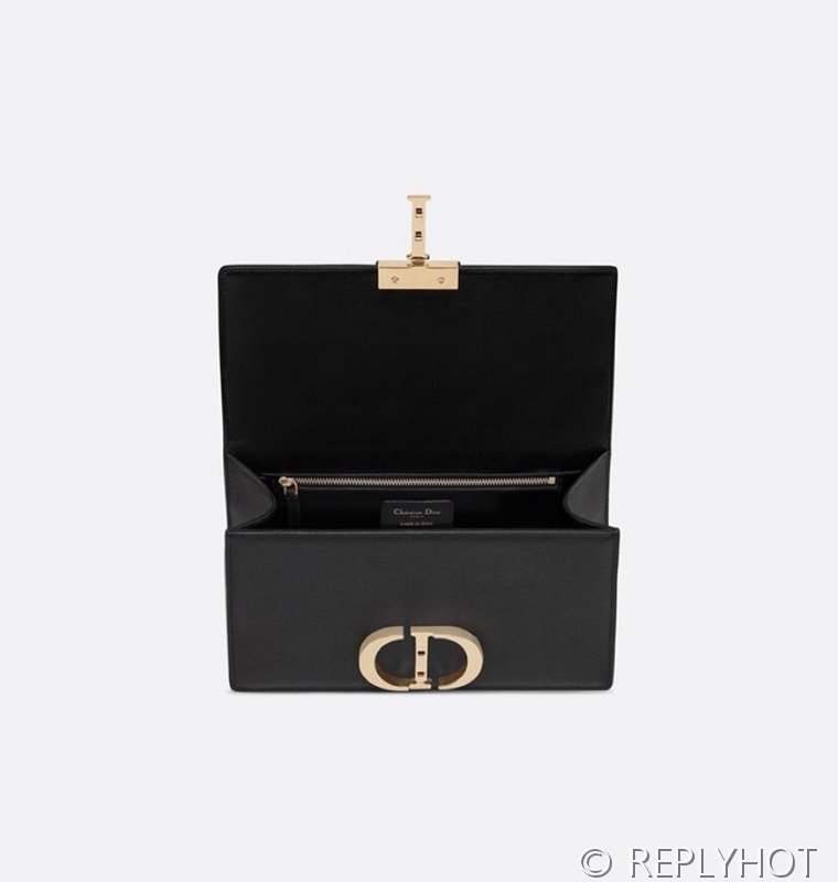 디올 30 Montaigne 몽테인 백 / 팜프린팅 블랙 [매장가 530만원대]