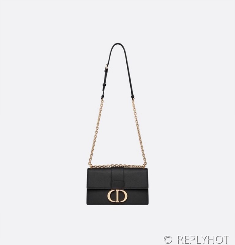 디올 30 Montaigne 몽테인 백 / 팜프린팅 블랙 [매장가 530만원대]