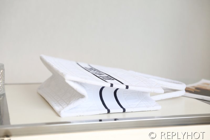 디올 북 토트 백 / 미디움 / 화이트 [매장가475만원대]