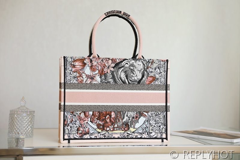 디올 북 토트 백 / 미디움 / 컬러풀 라포스패턴 [매장가475만원대]