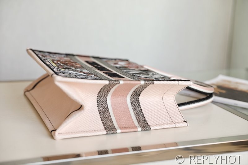 디올 북 토트 백 / 미디움 / 컬러풀 라포스패턴 [매장가475만원대]