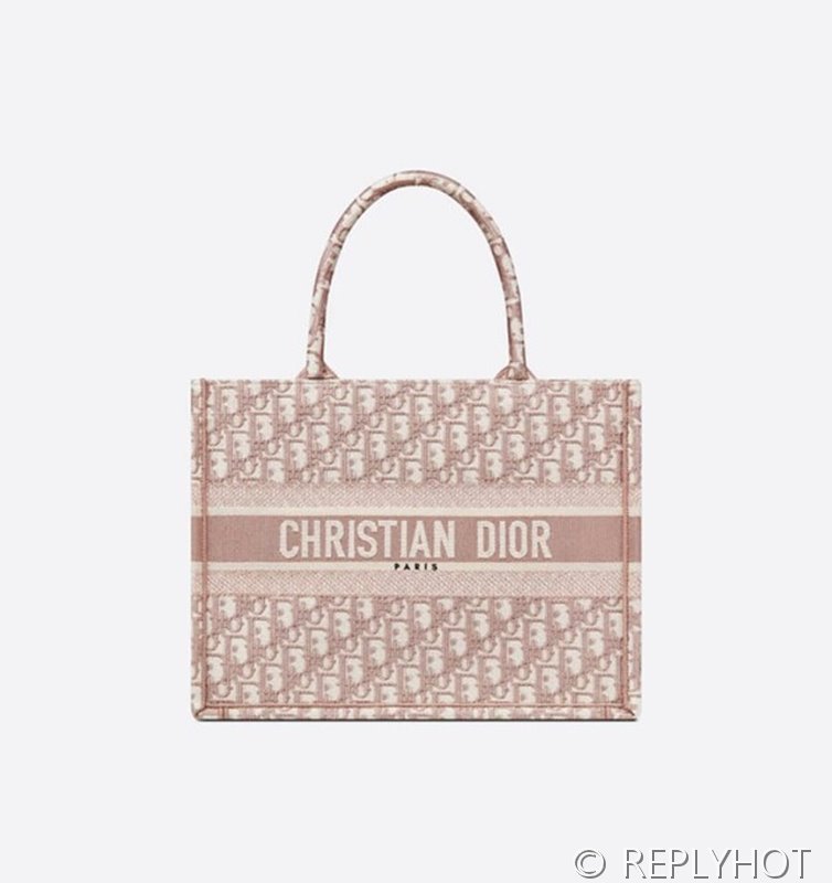 디올 북 토트 백 / 미디움 / 오블리크 핑크 [매장가475만원대]