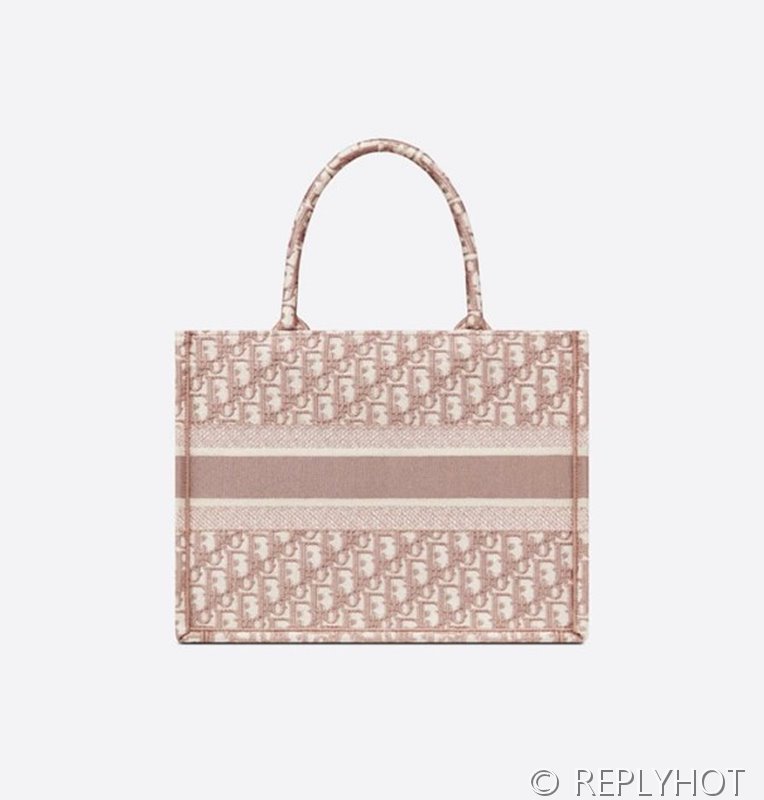 디올 북 토트 백 / 미디움 / 오블리크 핑크 [매장가475만원대]