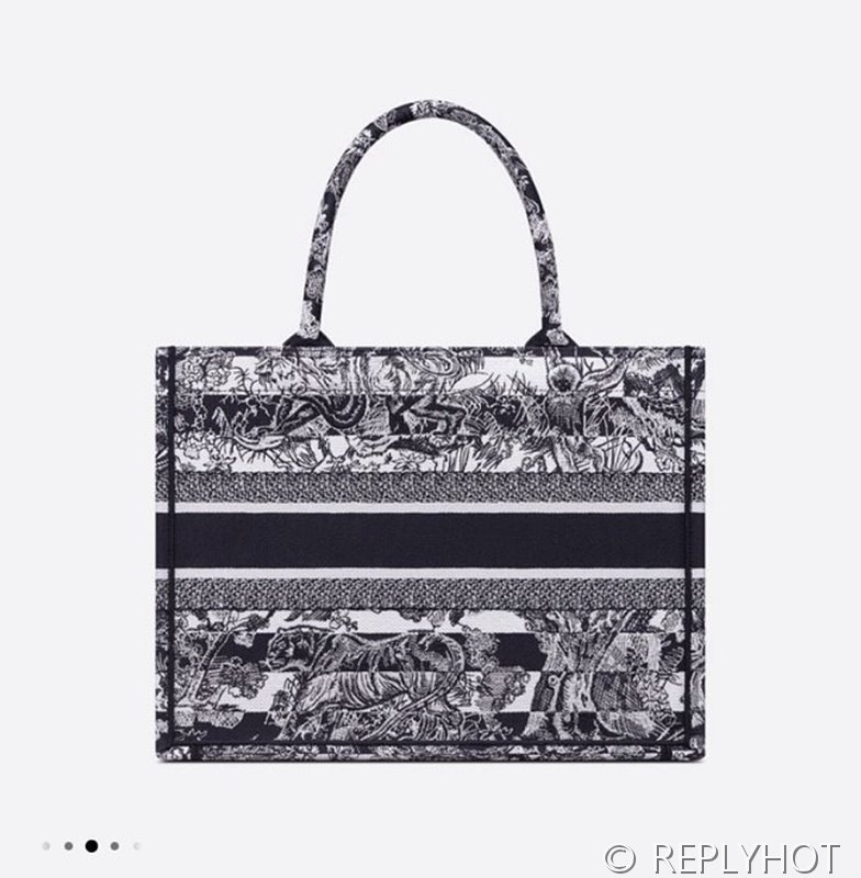 디올 북 토트 백 / 미디움 / 블루호랑이 [매장가475만원대]