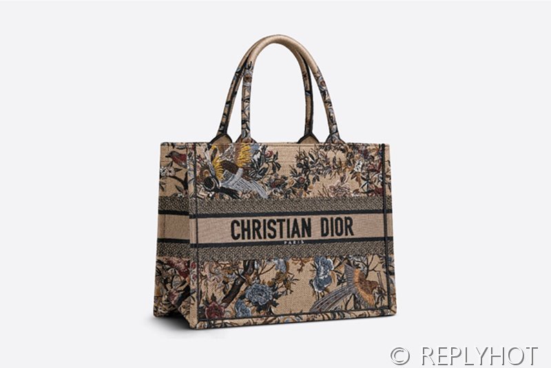 디올 북 토트 백 / 미디움 / 브라운윈터가든 [매장가475만원대]
