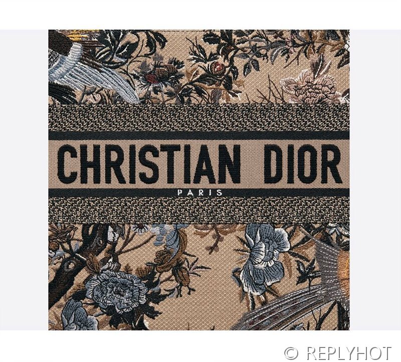 디올 북 토트 백 / 미디움 / 브라운윈터가든 [매장가475만원대]