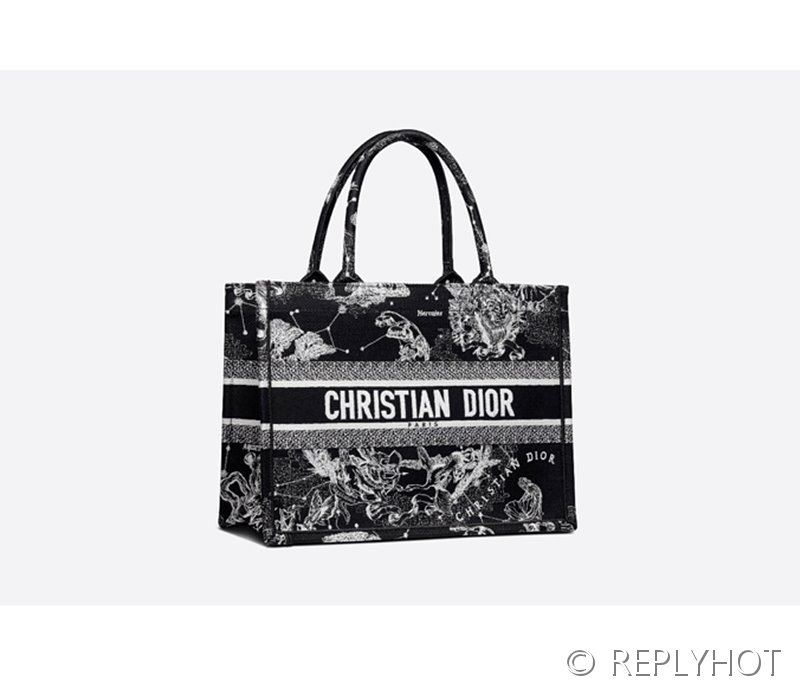 디올 북 토트 백 / 미디움 / 별자리자수 [매장가475만원대]