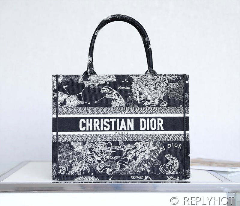 디올 북 토트 백 / 미디움 / 별자리자수 [매장가475만원대]