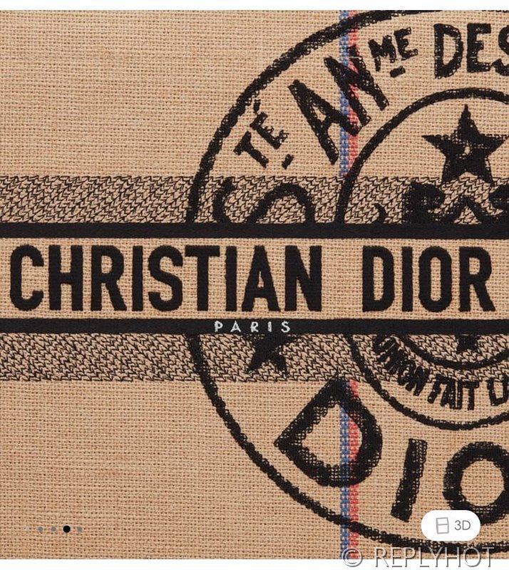 디올 북 토트 백 / 미디움 / 베이지린넨 [매장가475만원대]