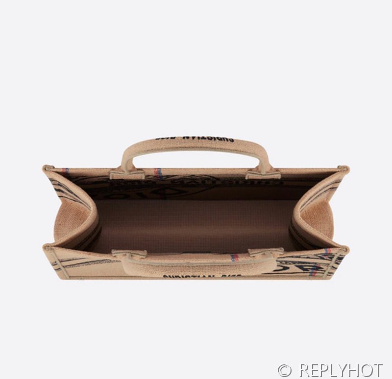 디올 북 토트 백 / 미디움 / 베이지린넨 [매장가475만원대]